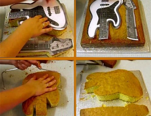 How to make a Guitar Cake