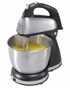 Hamilton Beach 64650 6-Speed Classic Stand Mixer, Stainless Steel