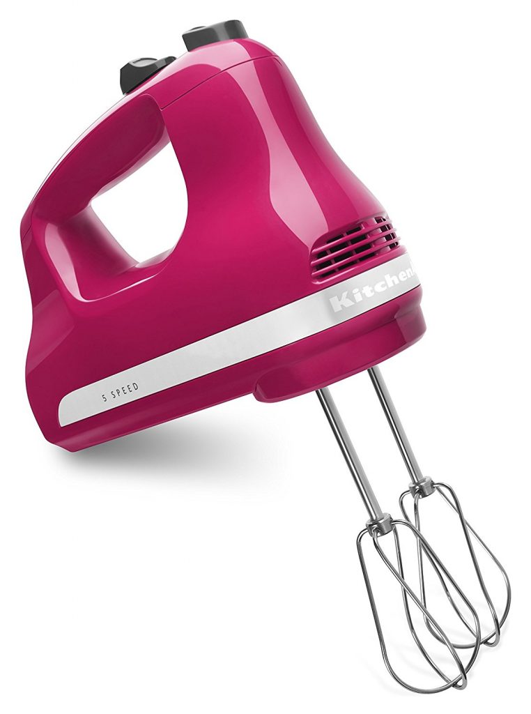 KitchenAid KHM512ER 5-Speed Ultra Power Hand Mixer, Empire Red