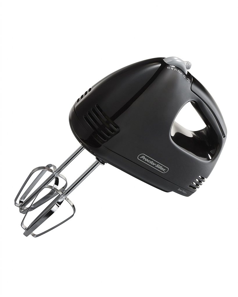 Proctor Silex 62507 5-Speed Easy Mix Hand Mixer Black