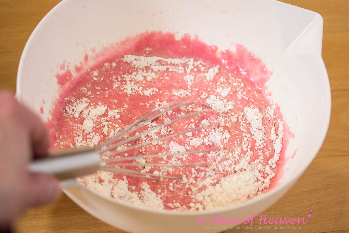 Adding the Dry Ingredient Mixture | A Slice Of Heaven