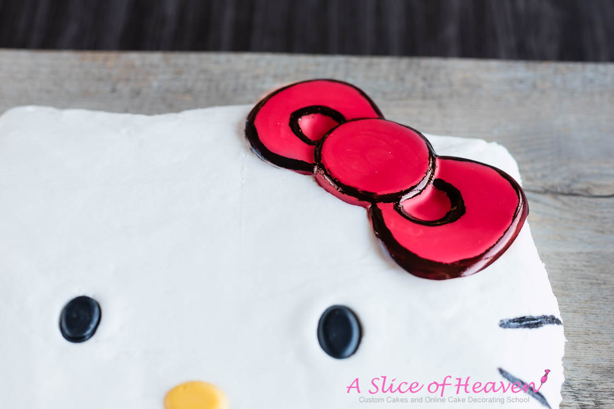 Easy Homemade Hello Kitty Cake | A Slice Of Heaven