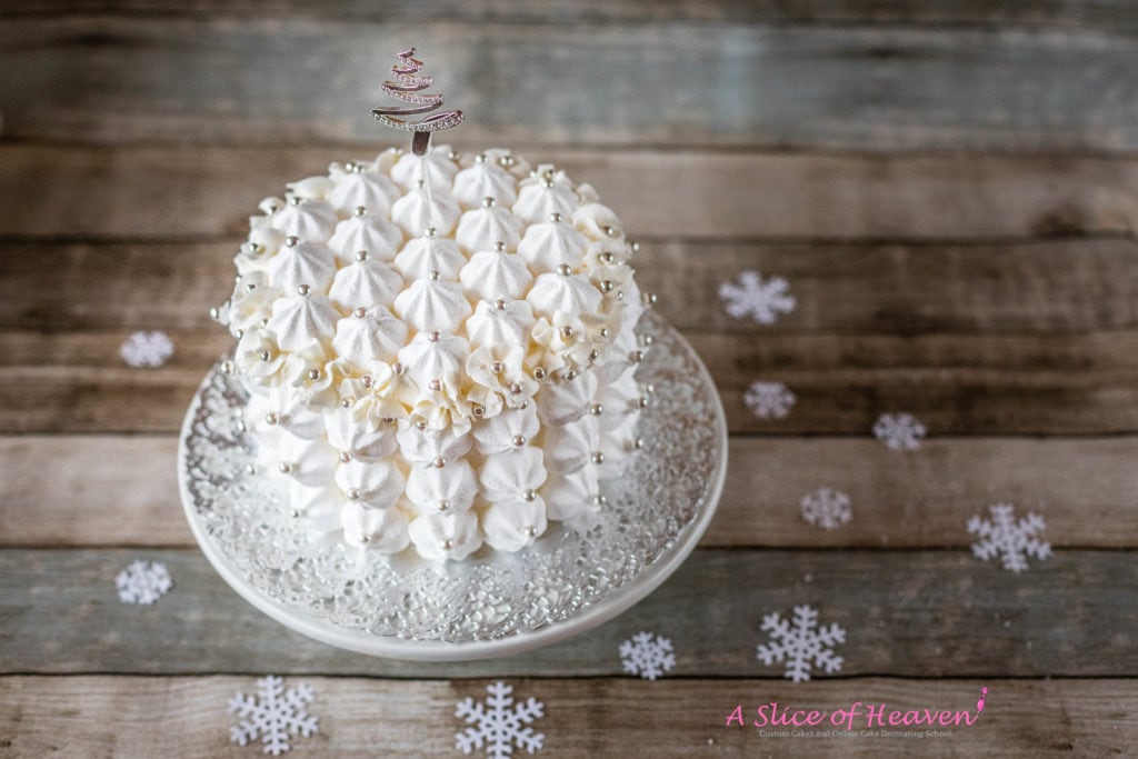 Easy Holiday Cake Decoration Ideas - Part I Buttercream and Meringues