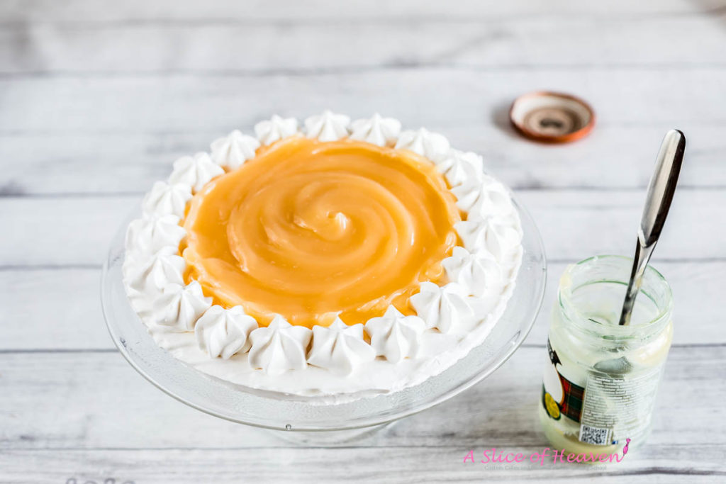 Lemon curd on the crust | A Slice of Heaven