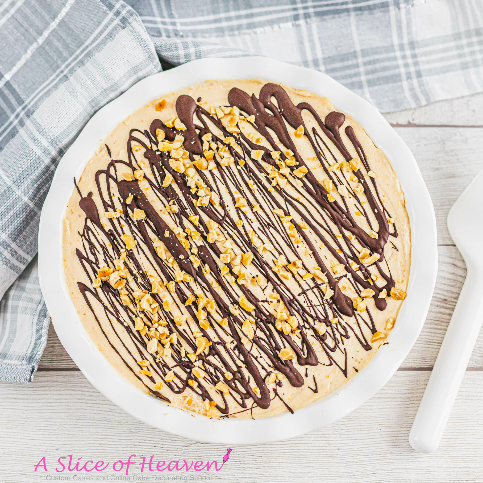 The Best Peanut Butter and Chocolate Pie | A Slice of Heaven