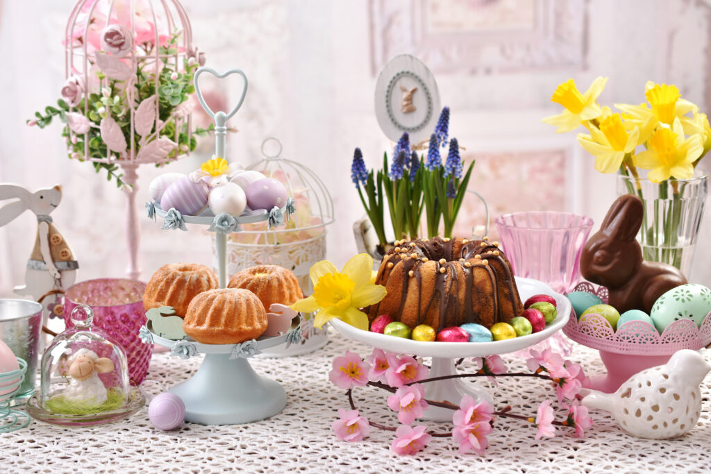 Collection of Classic Easter Desserts