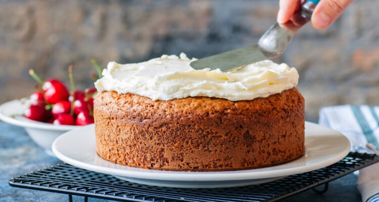 White chocolate frosting, yum!