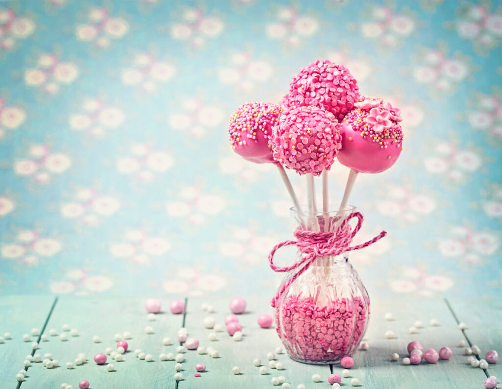 Adorable Pink Cake Pops