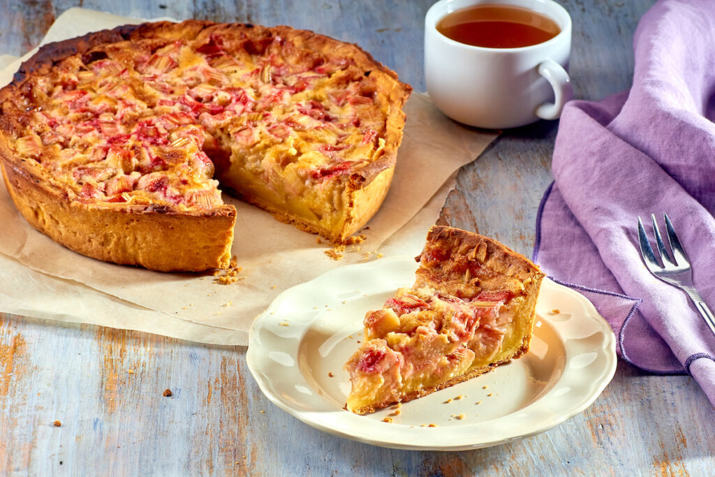 Rhubarb Custard Pie