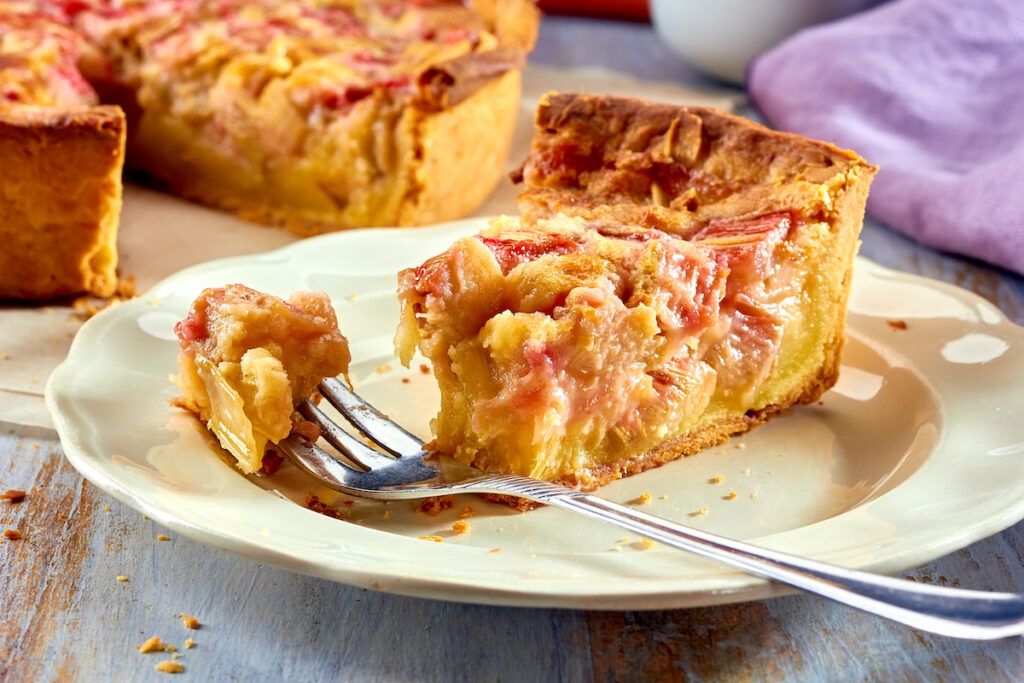 Rhubarb Custard Pie