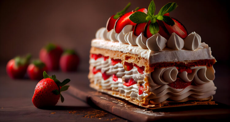 Strawberry Cream Cheese Icebox Cake