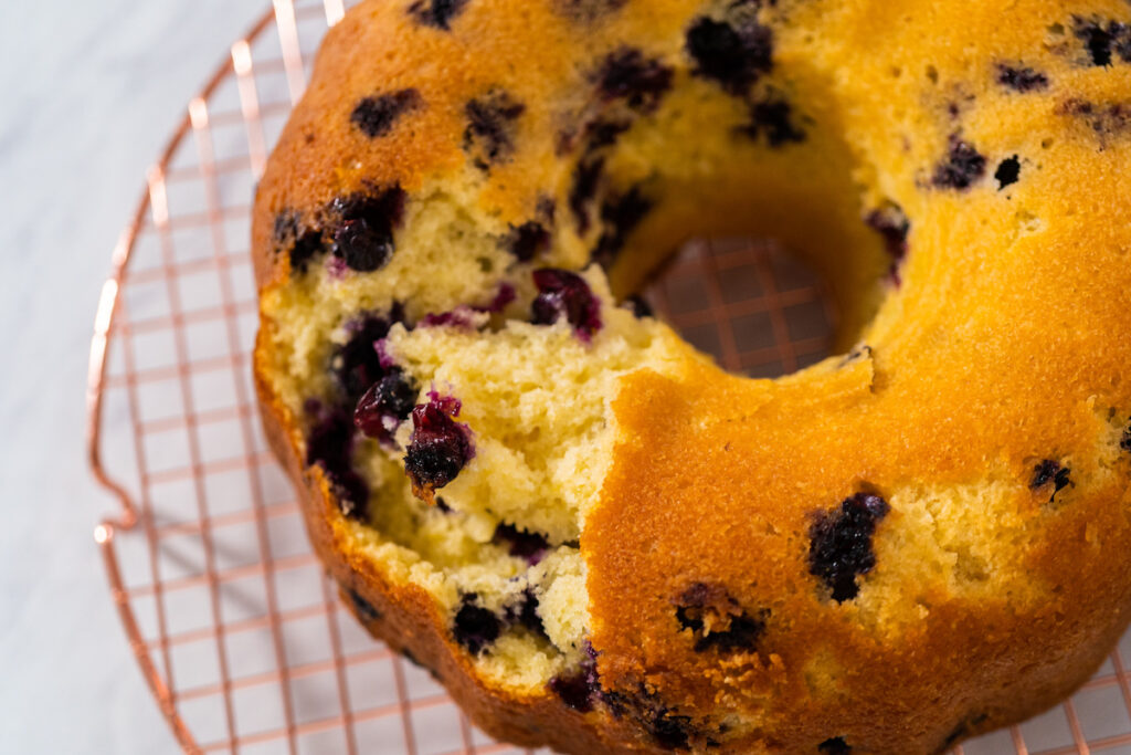 Broken bundt cake