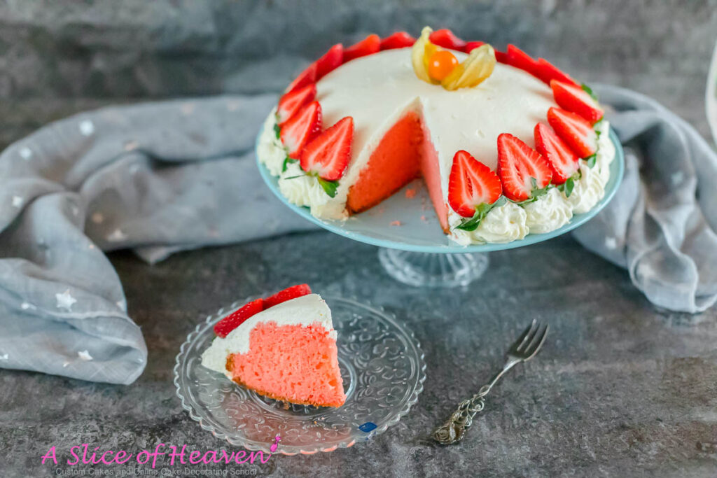 Fruity Jello Cake | A Slice of Heaven