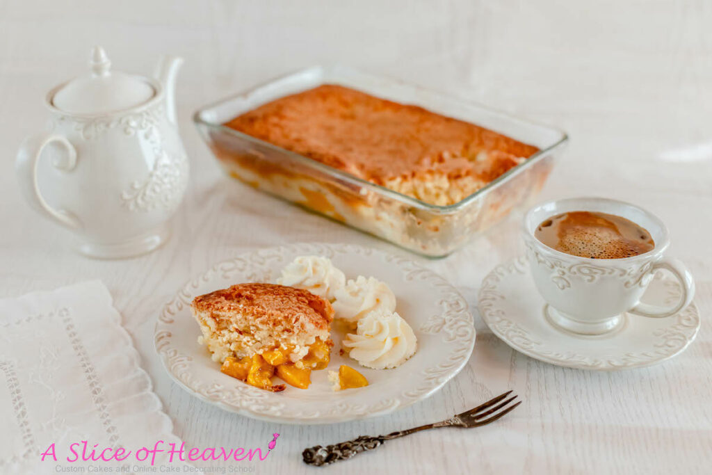 Peach Cobbler from Canned Peaches | A Slice of Heaven