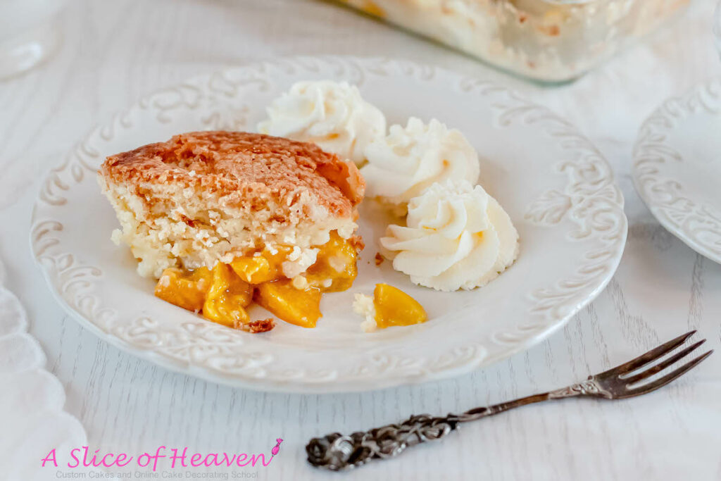 Peach Cobbler from Canned Peaches | A Slice of Heaven