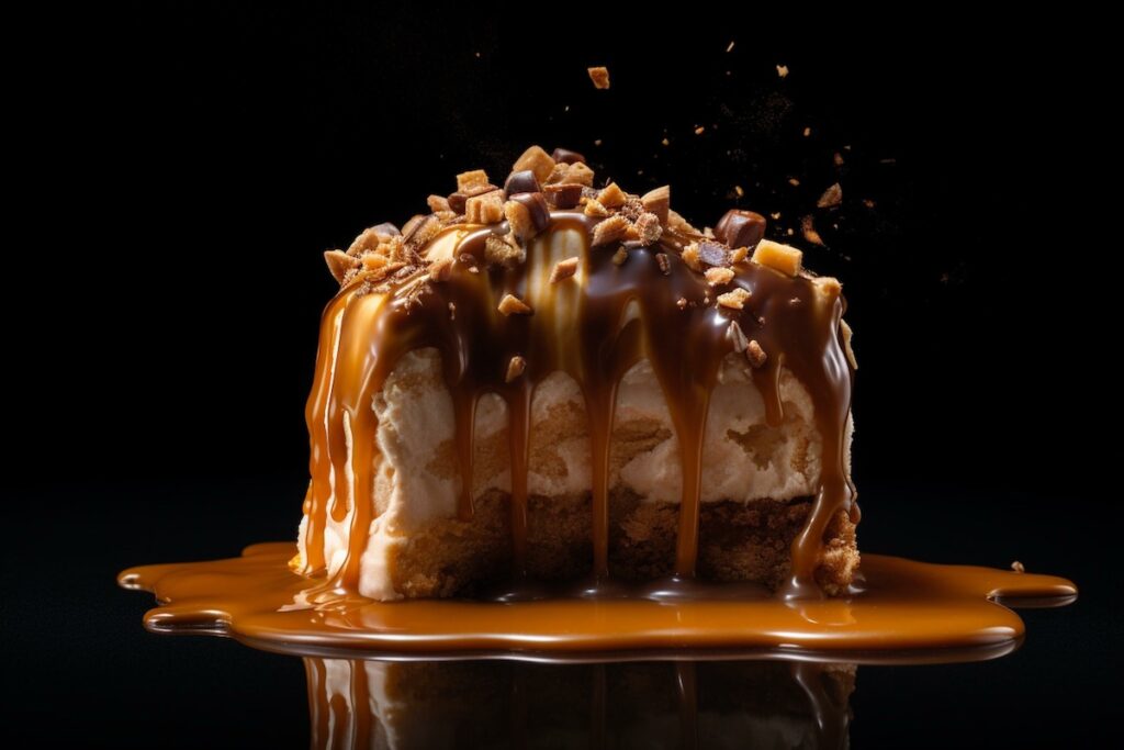 Caramel Crunch Ice Cream Cake