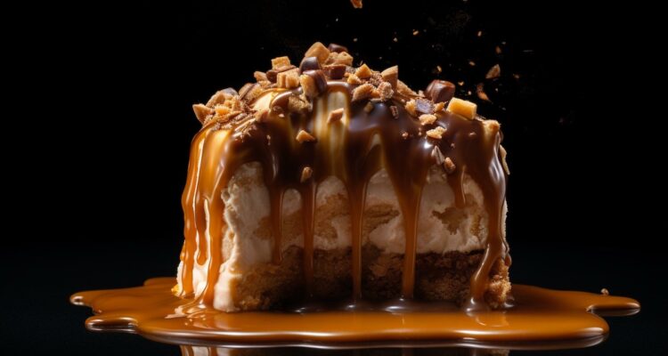 Caramel Crunch Ice Cream Cake