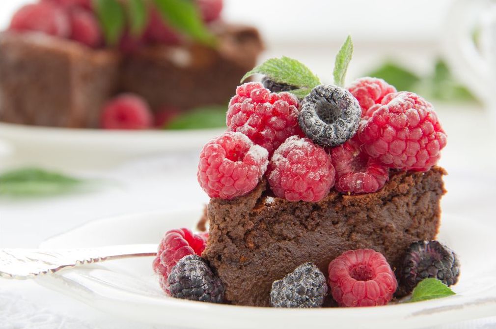 A Slice of Vegan Chocolate Mousse Cake