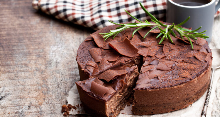 Chocolate Toffee Mousse Cake