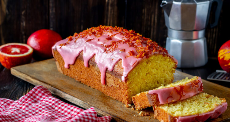 Blood Orange Yogurt Cake