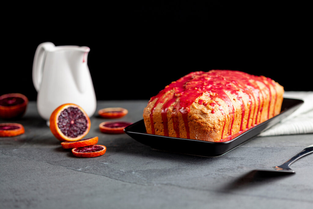 Blood Orange Yogurt Cake