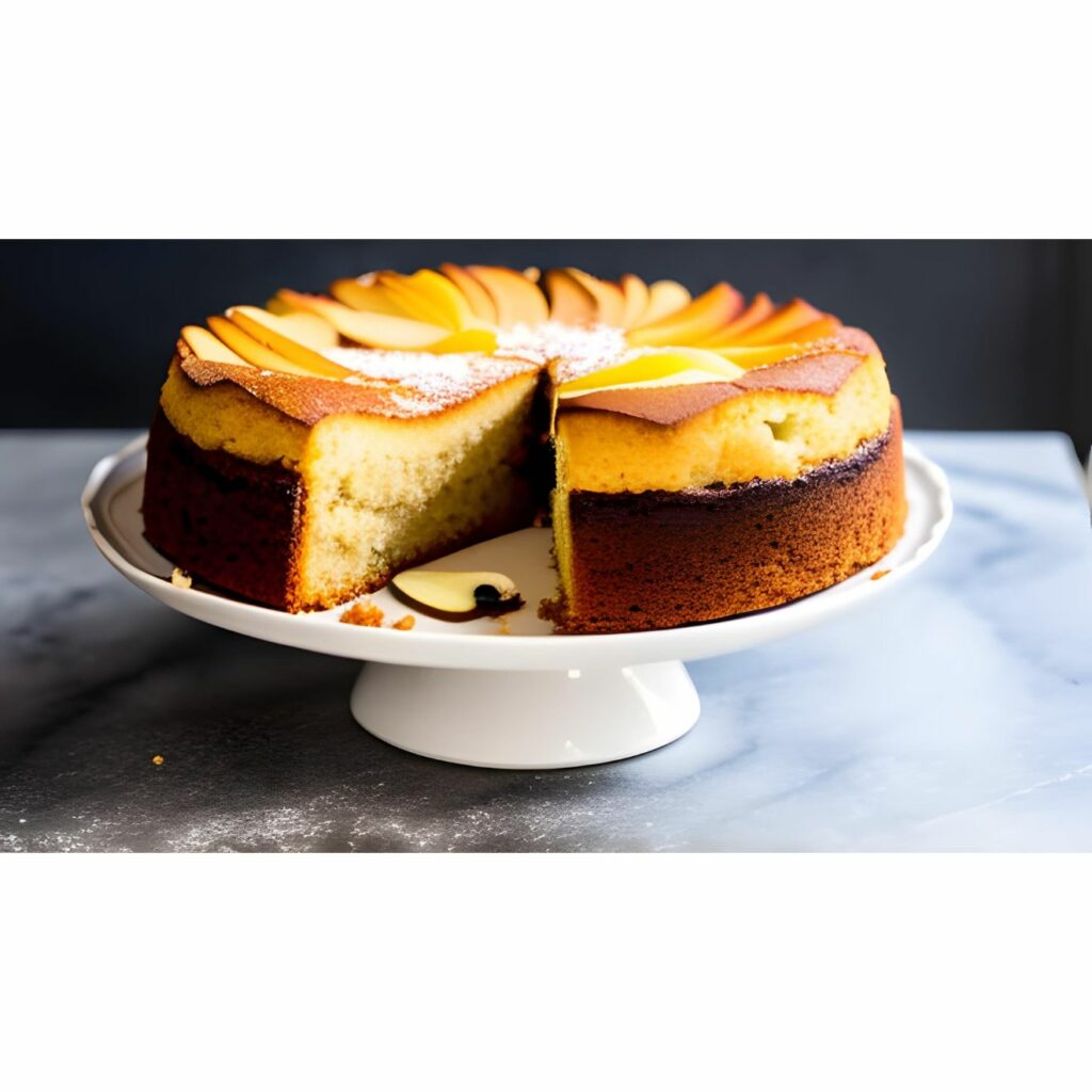 Image of the Almond Pear Cake